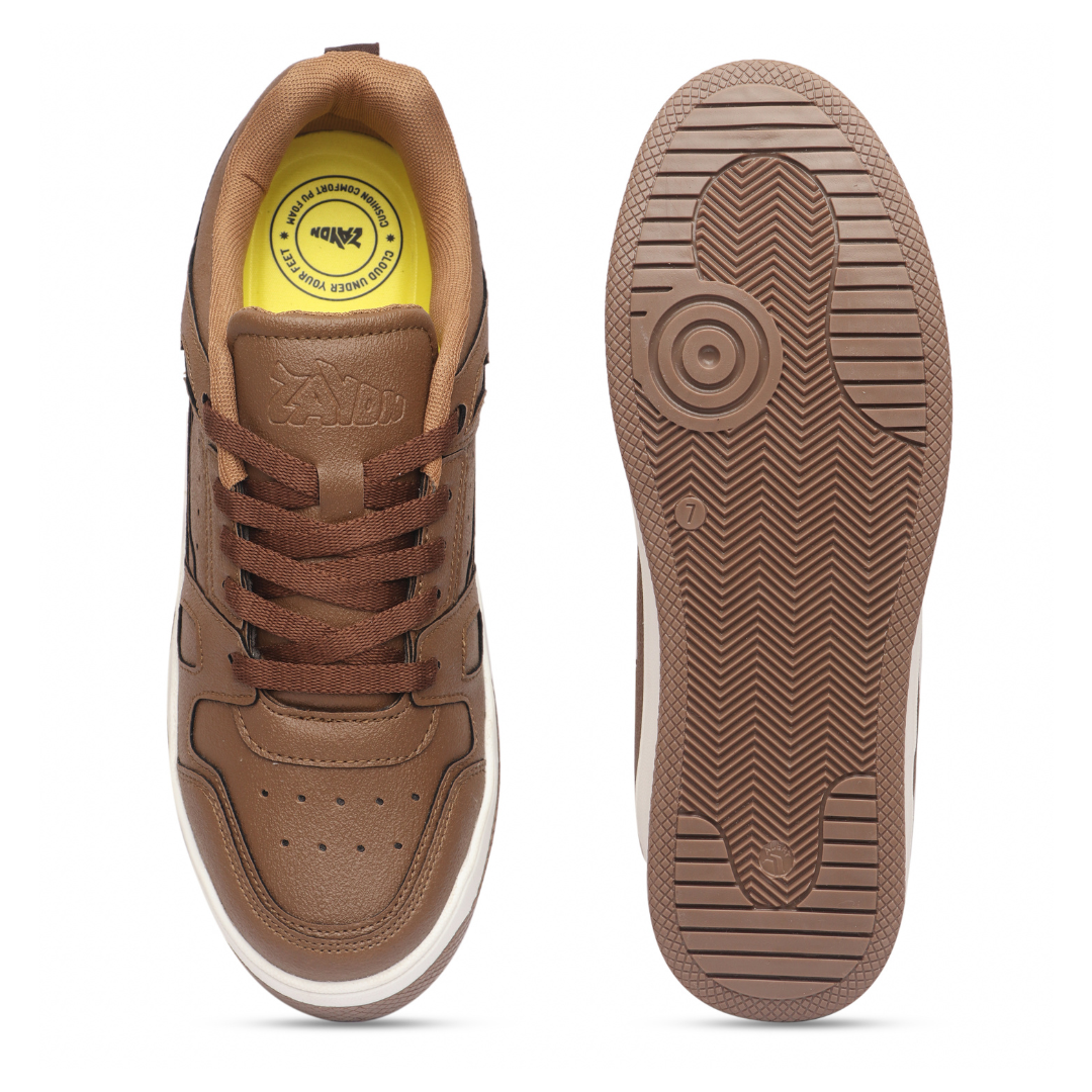 CLUB Brown White Men's casual sneaker