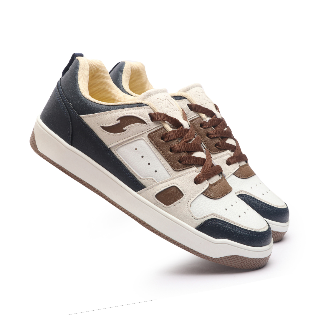 ASHTON Navy Cream Men's casual sneaker