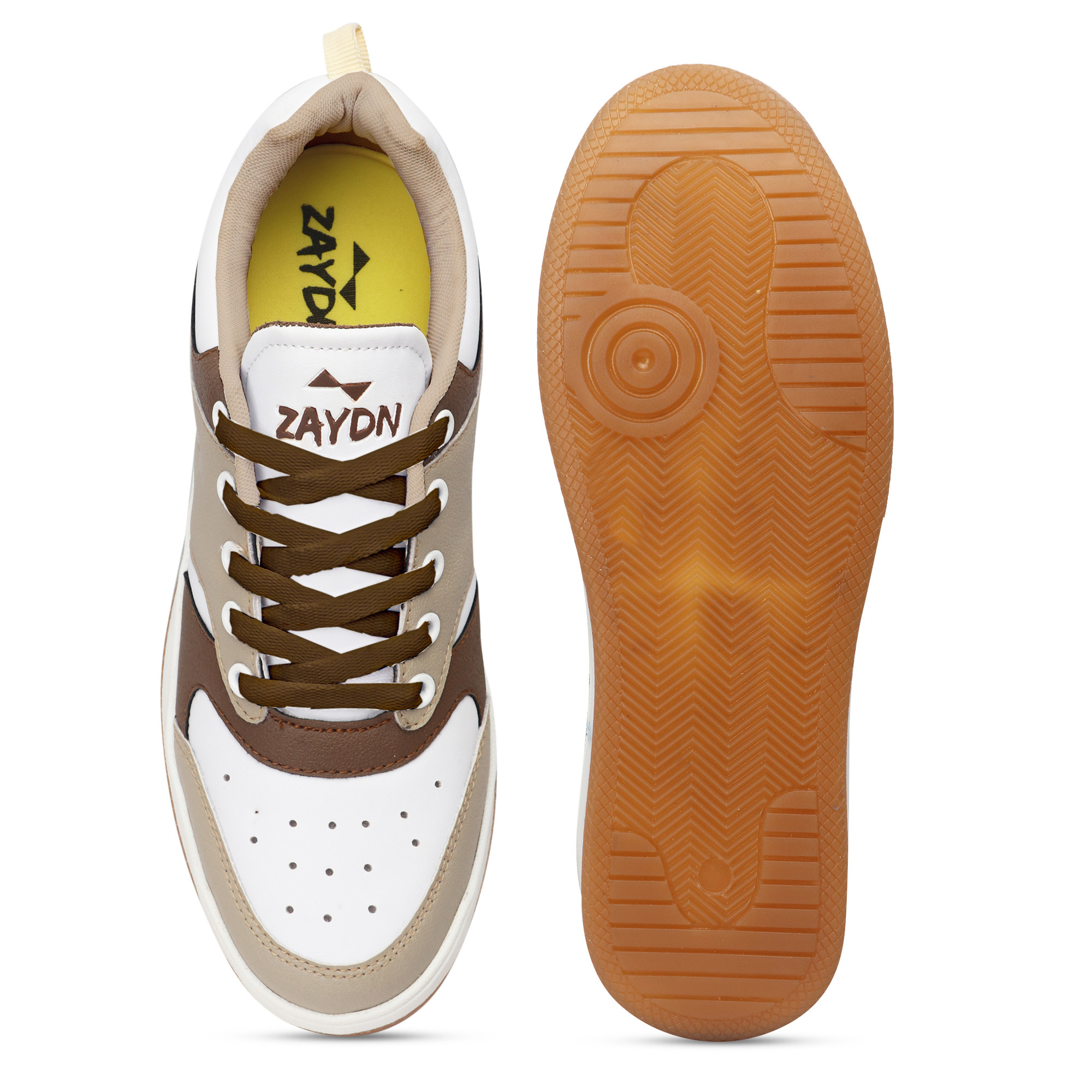 Brown and orange deals sneakers