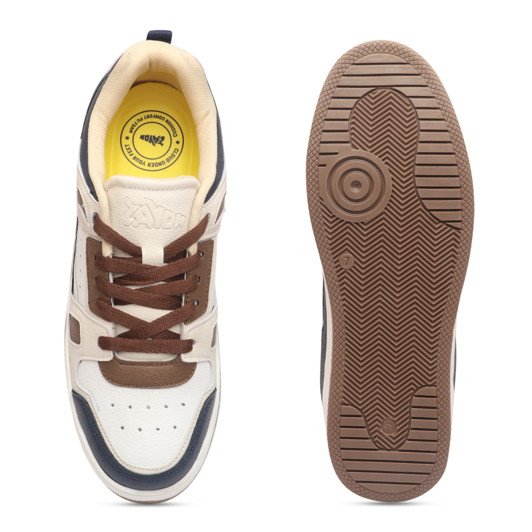 ASHTON Navy Cream Men's casual sneaker