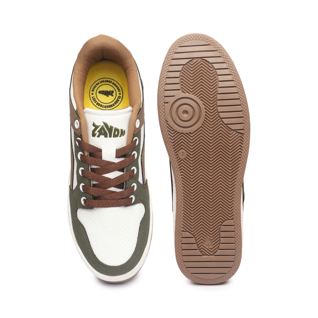 SUAVE Olive Brown Men's casual sneaker