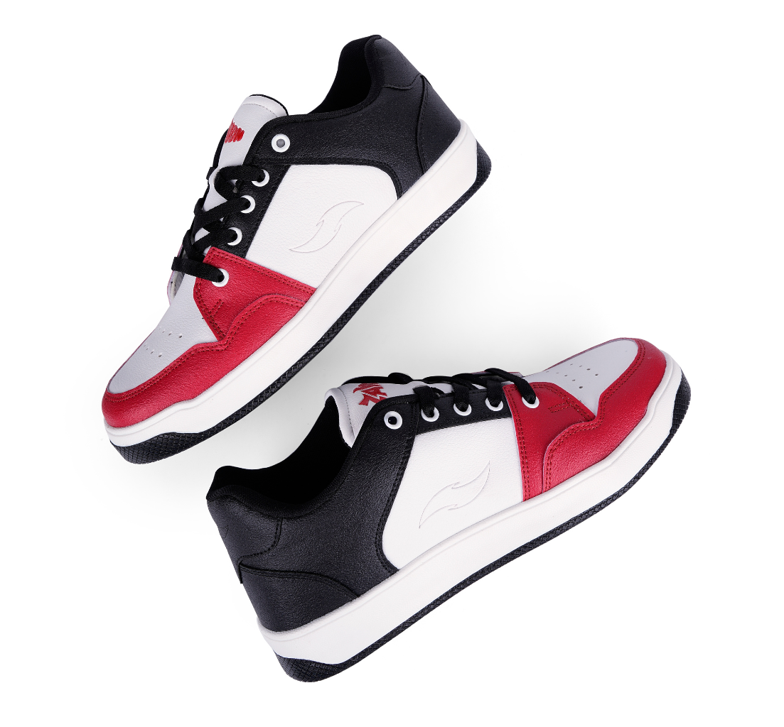 PIXEL Coral Red Men's casual sneaker