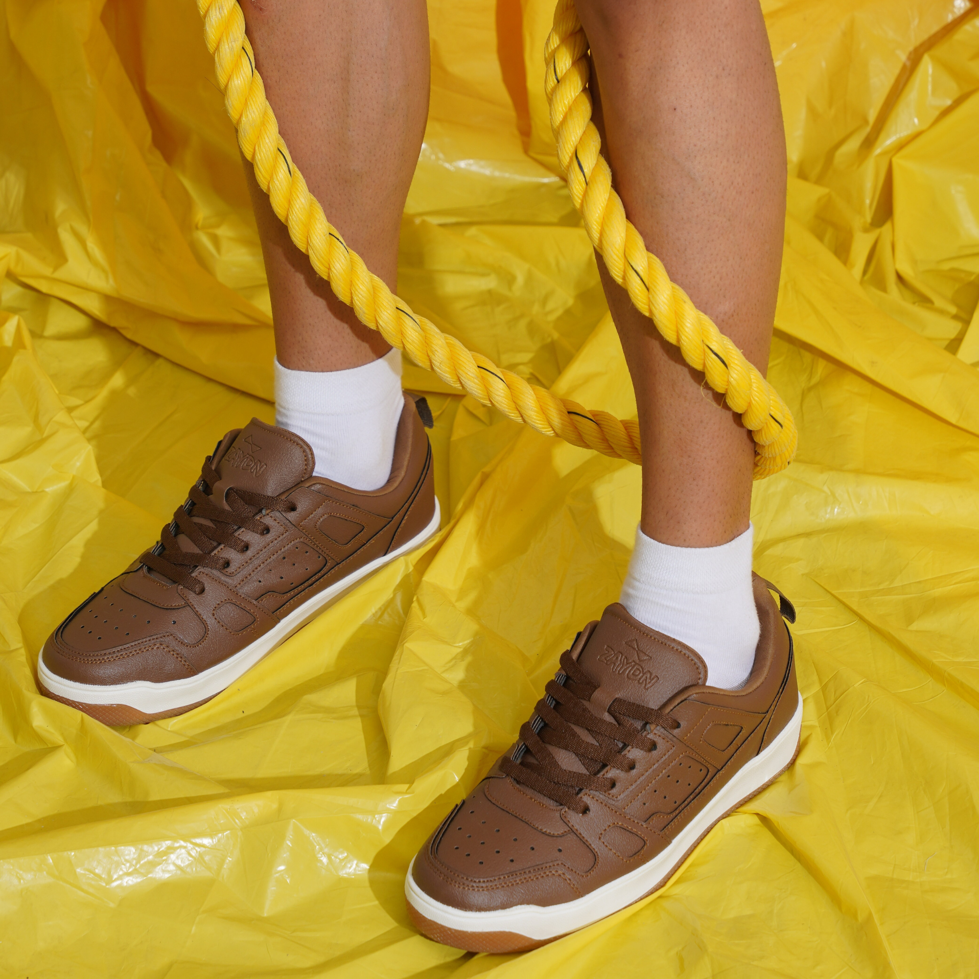 CLUB Brown White Men's casual sneaker