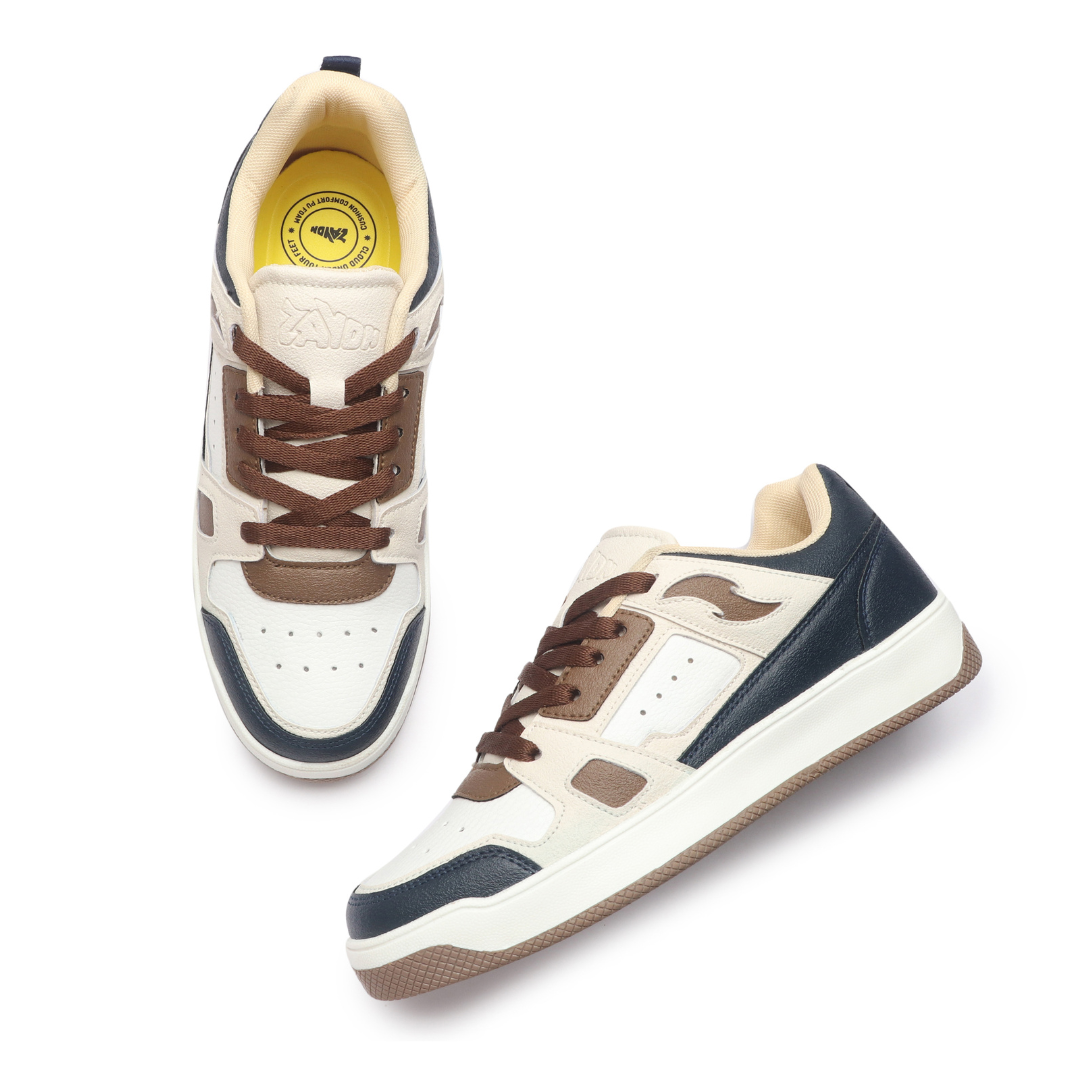 ASHTON Navy Cream Men's casual sneaker