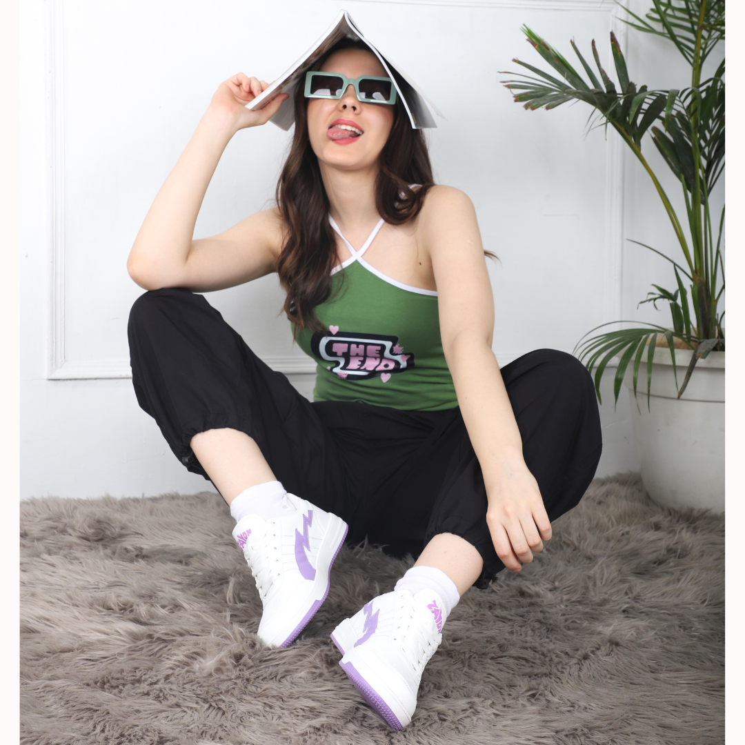 LUNA Electric Purple Women's casual sneaker