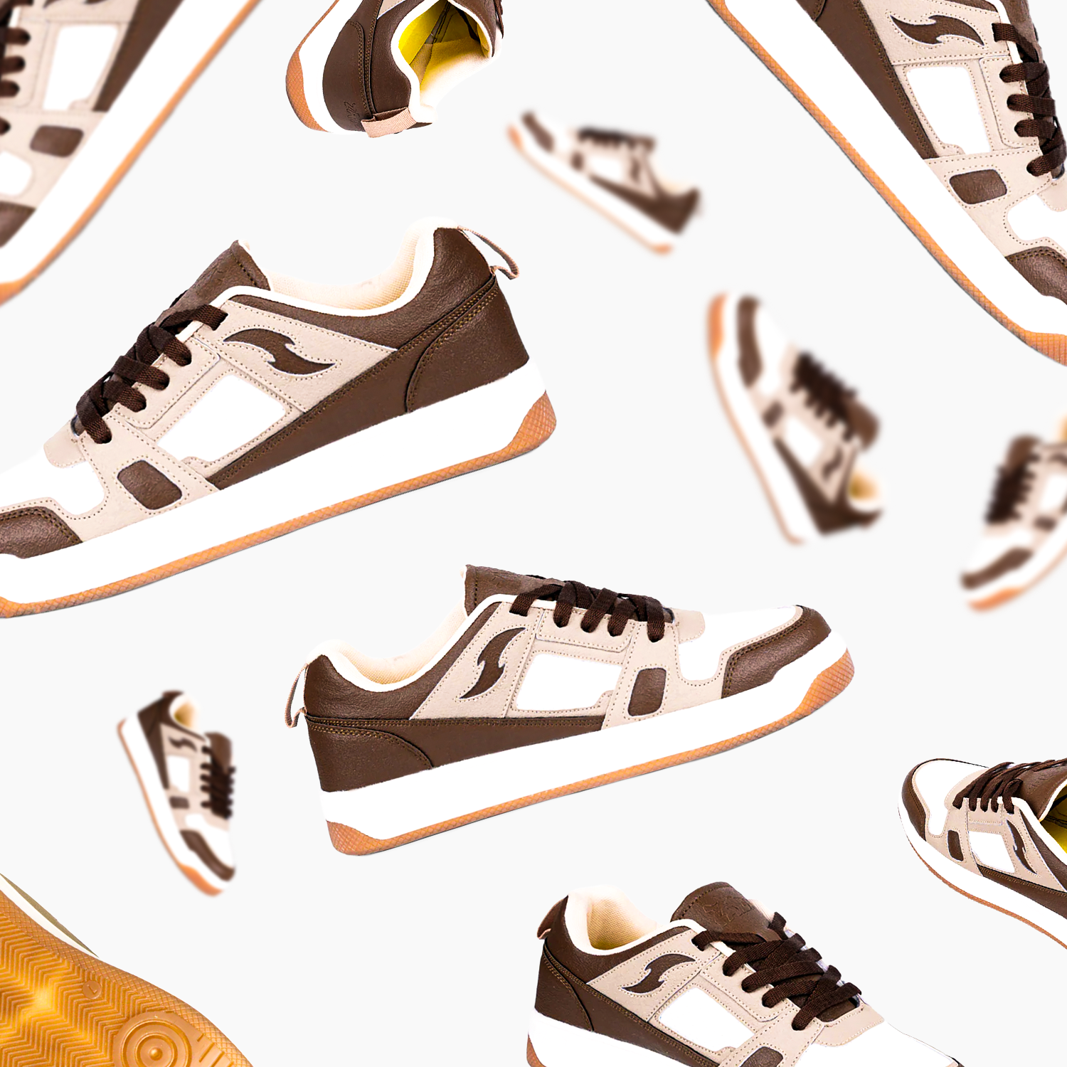 ASH Beige Brown Men's casual sneaker