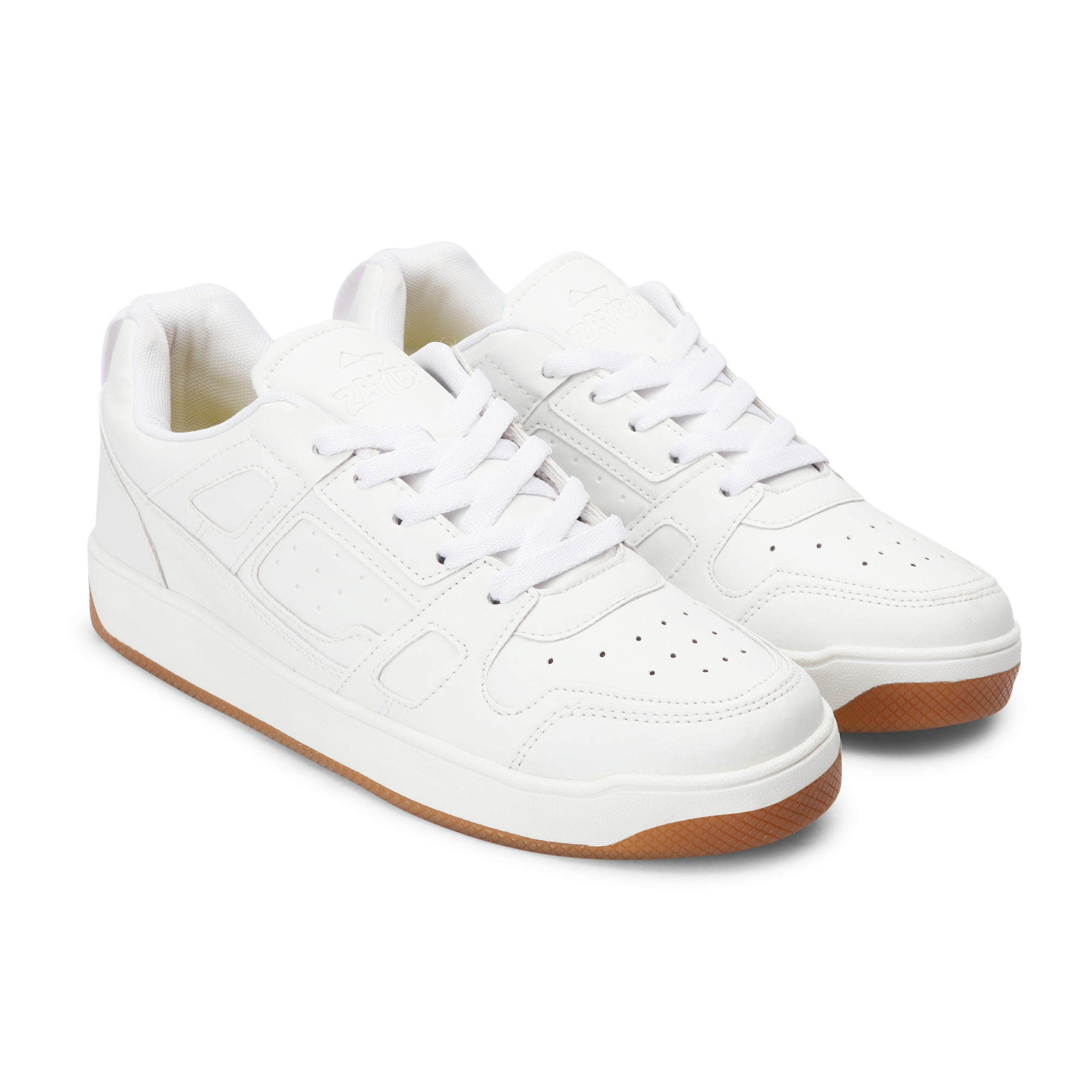 Zudio Shoes. Size- 38  White sneaker, Shoes, Clothes design